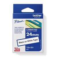 Brother TZe251 Labelling Tape - Deltone Solutions