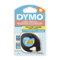 Dymo LT Plastic 12mm x 4m Yell - Deltone Solutions