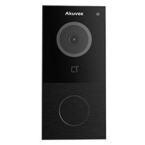 SIP VIDEO DOOR BELL WITH RELAY & WIFI BLACK - Deltone Solutions