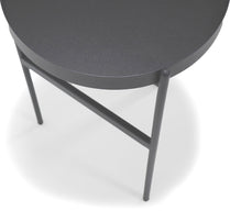 Nido Black Minimalist Side Table | 400mm Compact Durable Accent Furniture - Deltone Solutions