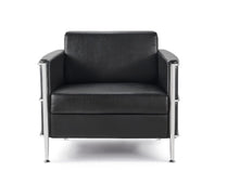 Space Single Lounge – Upholstered Reception Armchair with Timber Legs and Contoured Back - Deltone Solutions