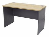 Rapid Worker Slab End Desk – Sturdy Office Desk with 25mm E1 Melamine Top and Classic Slab Ends - Deltone Solutions