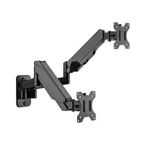 Brateck Dual Monitor Wall Mounted Gas Spring Monitor Arm 17' - 32',Weight Capacity (per screen)8kg - Deltone Solutions