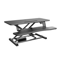 Brateck Electric Sit Stand Desk Converter (950x615x156~480mm) with Keyboard Tray Deck (Standard Surface) Worksurface Up to 20kg - Deltone Solutions