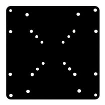 Brateck LCD 200X200 VESA Extension Plate Fit most 23' - 42' LED, LCD, Plasma flat panel TVs , Weight Capacity Up to 30kg - Deltone Solutions