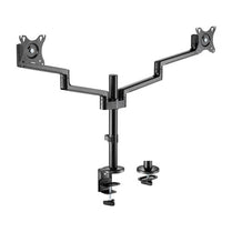 Brateck Premium Aluminum Articulating Monitor Mount Fit Most 17' - 32' Monitor Up to 8KG VESA 75x75,100x100(Black) (LS) - Deltone Solutions