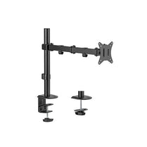 Brateck Single - Monitor Stell Articulating Monitor Mount Fit Most 17' - 32' Monitor Up to 9KG VESA 75x75,100x100(Black) (LS) - Deltone Solutions