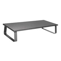 Brateck Timber Desktop Monitor Stand (600x260x120mm) Fit Screen Size 13' - 32' Weight Capacity Up to 20kg - Black - Deltone Solutions