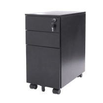 GO Slimline Steel Mobile Pedestal - Deltone Solutions