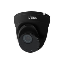 IVSEC TURRET IP CAMERA 8MP 2.7MM - 13.5MM MOTORISED LENS 25FPS POE IP66 45M IRBLACK - Deltone Solutions