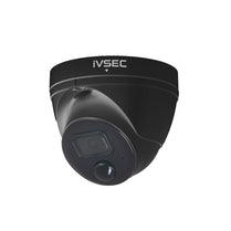 IVSEC TURRET IP CAMERA 8MP 3.6MM FIXED LENS 20FPS POE IP66 30M IR IVS BLACK - Deltone Solutions