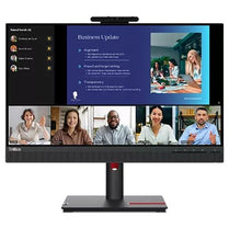 LENOVO ThinkVision T24V - 30 23.8'/24' 75Hz FHD IPS Monitor 1920x1080 16:9 4ms Height Adjustable Tilt Pivot Swivel HDMI DP VGA Speakers VESA 3yr wty - Deltone Solutions