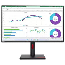 LENOVO ThinkVision T32H - 30 31.5'/32' 60Hz QHD Monitor 2K 2560x1440 16:9 4ms IPS Height Adjustable Tilt Pivot Swivel HDMI DP Ethernet USB VESA 3yr wty - Deltone Solutions