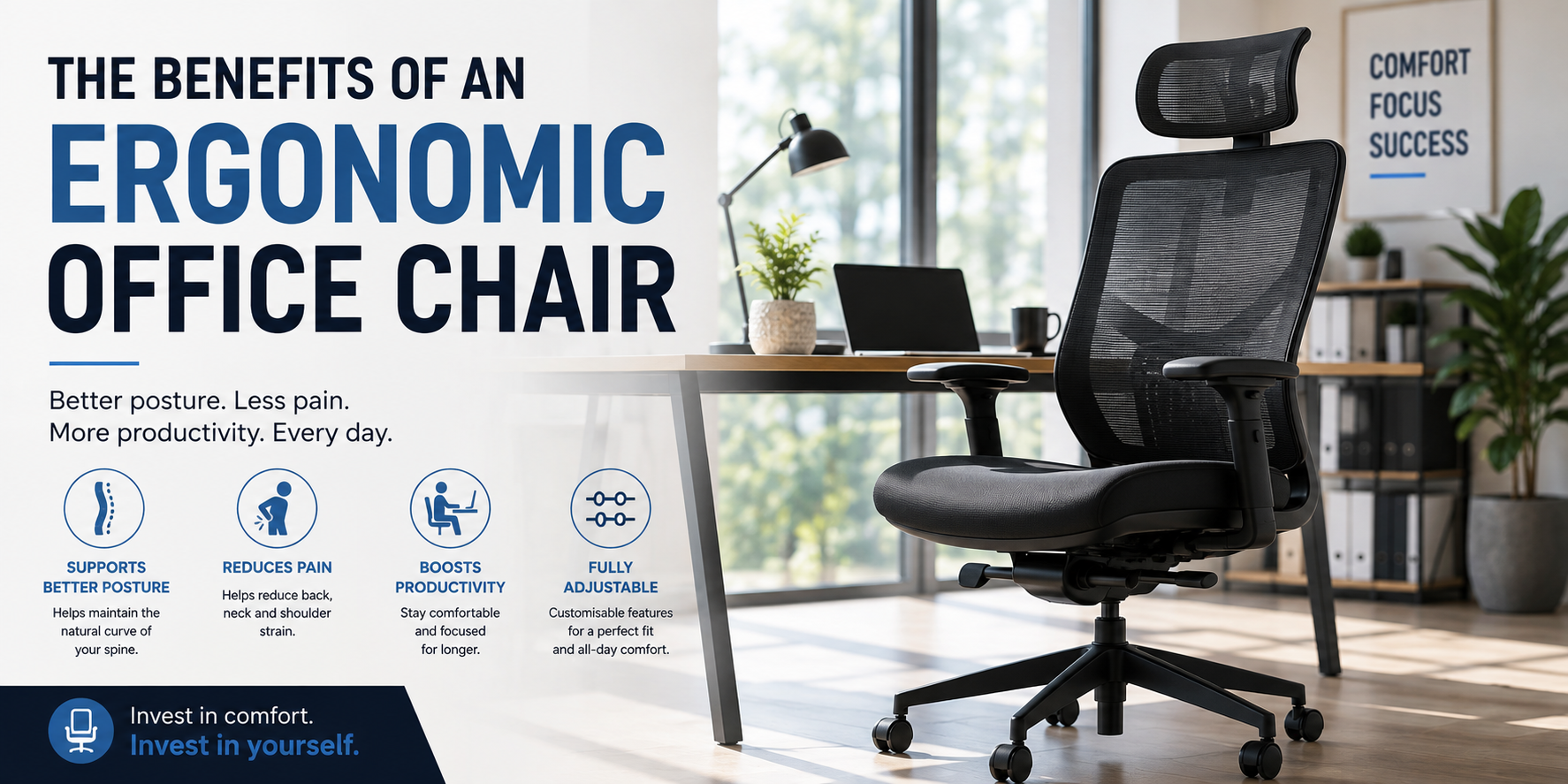 The Benefits of an Ergonomic Office Chair in the Workplace
