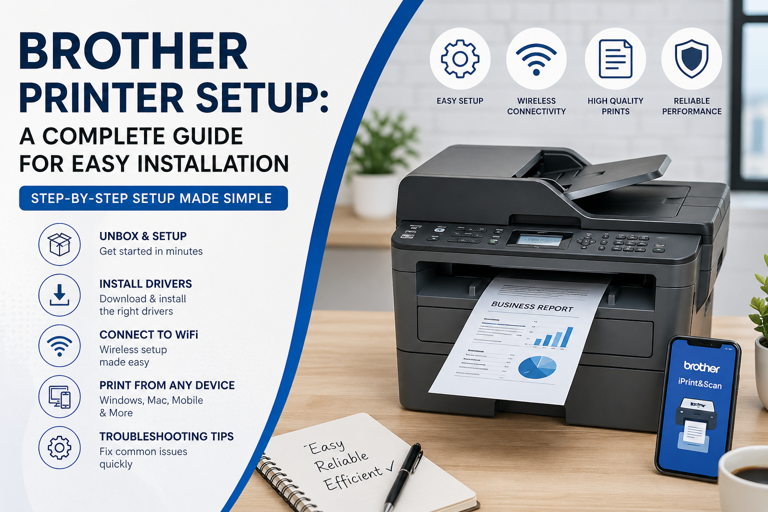 Brother Printer Setup: A Complete Guide to Get You Printing Without the Stress