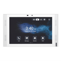 10.1 SIP INDOOR UNIT WITH WI - FI AND CAMERA IN WHITE ANDROID 12 VERSION - Deltone Solutions