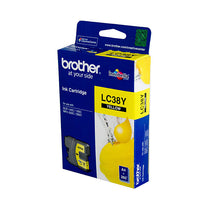 Brother LC38 Yellow Ink Cart - Deltone Solutions