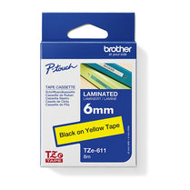 Brother TZe611 Labelling Tape - Deltone Solutions