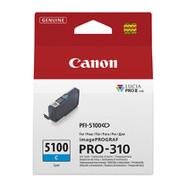 Canon PFI5100 Cyan Ink Cart - Deltone Solutions