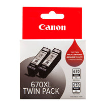 Canon PGI670XL Blk Ink Twin Pk - Deltone Solutions