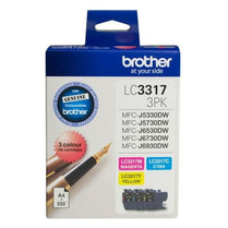 Brother LC-3317 Colour Value Pack 1XCyan 1X Magenta 1X Yellow - Deltone Solutions