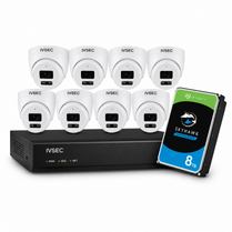 IVK-8008 CCTV Kit – 8 x 8MP Cameras + 8-Channel NVR + 8TB HDD