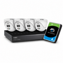 IVK-55A CCTV Kit – 4 x 12MP Cameras + 8-Channel NVR + 4TB HDD