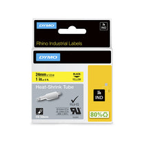 Dymo Rhno Heat Shrk 12.7mm Yel - Deltone Solutions