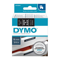 D1 Wht on Blk 19mmx7m Tape - Deltone Solutions