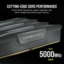 Corsair VENGEANCE 32GB (2x16GB) DDR5-6000MHz Memory Kit — Black - Deltone Solutions