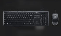 Logitech MK200 USB Media Keyboard and Mouse Combo - 1000dpi USB Full-size Keyboard, Thin profile, play/pause, volume, the Internet, e-mail - Deltone Solutions