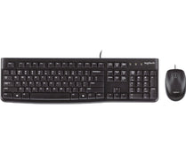 Logitech MK120 Wired Keyboard & Mouse Combo – Quiet Typing, Spill-Resistant, 3-Year Warranty