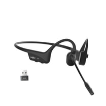 SHOKZ OpenComm 2 UC Bone Conduction Headset – Wireless Bluetooth with USB-A Adapter & Noise-Cancelling Mic