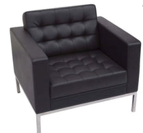 Venus 1 Seater Sofa – Upholstered Lounge Armchair with Timber Legs for Office & Reception Spaces
