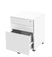 GO Mobile Pedestal – 3 Drawer Office Storage with Lockable Drawers and Castors - Deltone Solutions
