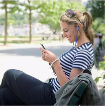 Philips Wired Earbuds Gel – Blue | Comfortable In-Ear Headphones with 3.5mm Jack - Deltone Solutions