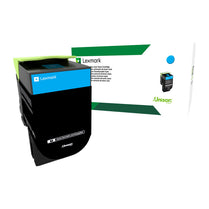 Lexm 808C Cyan Toner - Deltone Solutions