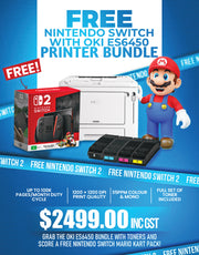 FREE Nintendo Switch Mario Kart Pack with OKI ES6450 Colour Laser Printer Bundle