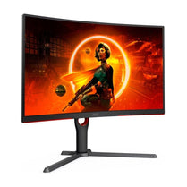 AOC 32' Curved 2K QHD (2560 x 1440) 0.5ms, 180hz, HDR10, VA, Adaptive Sync, 300 cd/m2, 1500R, HDMI 2.0 and DP 1.4. VESA 100 x 100. Gaming Monitor - Deltone Solutions