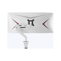 AOC AM402W White Desk - mount Monitor Arm aluminum Alloy Structure. Mechanical Spring. Full Range Motion 17 - 34' up to 9KG VESA 100 and 75mm - Deltone Solutions