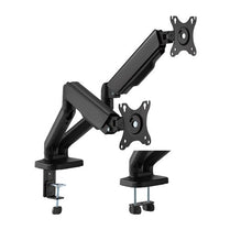 Brateck Cost - Effective Spring - Assisted Dual Monitor Arm Fit Most 17' - 32' Monitor Up to 9KG VESA 75x75,100x100(Black) - Deltone Solutions