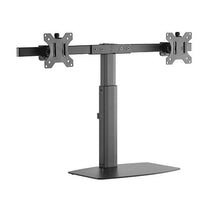 Brateck Dual Free Standing Screen Pneumatic Vertical Lift Monitor Stand Fit Most 17â€˜ - 27â€™ Monitors Up to 6kg per screen VESA 75x75/100x100 - Deltone Solutions