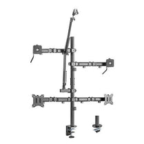 Brateck Dual - Monitor All - in - One Studio Setup Desktop Mount Fit17' - 32' Up to 9kg(LS) - Deltone Solutions