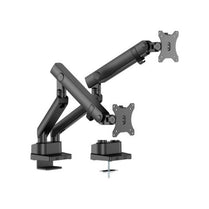 Brateck LDT84 - C024 - B DUAL SCREEN SLIM HEAVY - DUTY MECHANICAL SPRING MONITOR ARM BLACK (LS) - Deltone Solutions