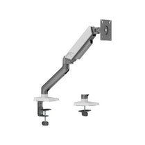 Brateck LDT88 - C012 SINGLE SCREEN RUGGED MECHANICAL SPRING MONITOR ARM For most 17'~32' Monitors, Space Grey & White (New) - Deltone Solutions