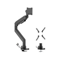 Brateck LDT92 - C012UC - B FUTURE - PROOF HEAVY - DUTY GAS SPRING MONITOR ARM WITH USB PORTS (LS) - Deltone Solutions