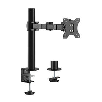 Brateck Single Monitor Affordable Steel Articulating Monitor Arm Fit Most 17' - 32' Monitor Up to 9kg per screen VESA 75x75/100x100 - Deltone Solutions