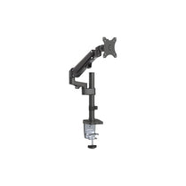 Brateck Single Monitor Heavy - Duty Aluminum Gas Spring Monitor Arm Fit Most 17' - 35' Monitors Up to12kg per screen VESA 75x75/100x100 - Deltone Solutions
