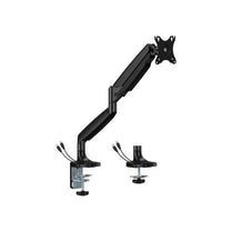 BrateckLDT82 - C012UCE SINGLE SCREEN HEAVY - DUTY MECHANICAL SPRING MONITOR ARM WITH USB PORTS For most 17'~45' Monitors, Matte Black (LS) - Deltone Solutions