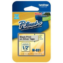 Brother M - 931 12mm Tape Metallic on Silver - Deltone Solutions
